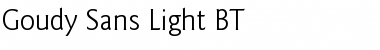 Download GoudySans Lt BT Font Download GoudySans Lt BT Font