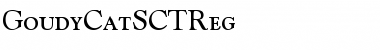 Download GoudyCatSCTReg Font Download GoudyCatSCTReg Font