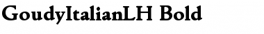 Download GoudyItalianLH Font Download GoudyItalianLH Font