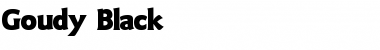 Download Goudy_Black Font Download Goudy_Black Font