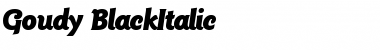 Download Goudy_BlackItalic Font Download Goudy_BlackItalic Font
