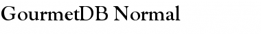 Download GourmetDB Font Download GourmetDB Font