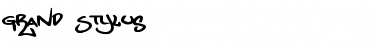 Download Grand Stylus Font Download Grand Stylus Font