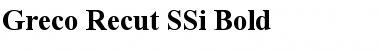 Download Greco Recut SSi Font Download Greco Recut SSi Font