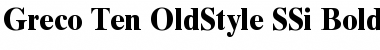 Download Greco Ten OldStyle SSi Font Download Greco Ten OldStyle SSi Font