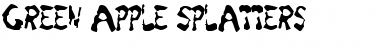 Download Green Apple Splatters Font Download Green Apple Splatters Font