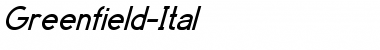 Download Greenfield-Ital Font Download Greenfield-Ital Font