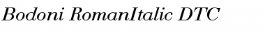 Download Bodoni-RomanItalic-DTC Font Download Bodoni-RomanItalic-DTC Font