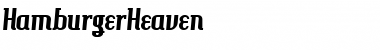 Download HamburgerHeaven Font Download HamburgerHeaven Font