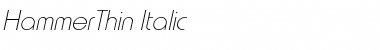Download HammerThin Font Download HammerThin Font