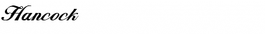 Download Hancock Font Download Hancock Font