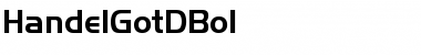 Download HandelGotDBol Font Download HandelGotDBol Font