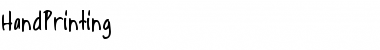 Download HandPrinting Font Download HandPrinting Font