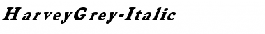 Download HarveyGrey-Italic Font Download HarveyGrey-Italic Font