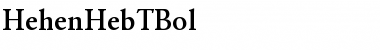 Download HehenHebTBol Font Download HehenHebTBol Font