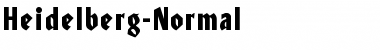 Download Heidelberg-Normal Font Download Heidelberg-Normal Font