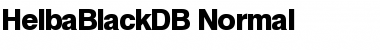 Download HelbaBlackDB Font Download HelbaBlackDB Font
