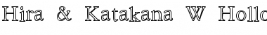 Download Hira & Katakana W Font Download Hira & Katakana W Font