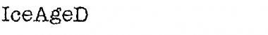 Download IceAgeD Font Download IceAgeD Font