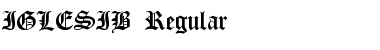 Download IGLESIB Font Download IGLESIB Font