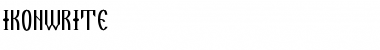 Download IkonWrite Font Download IkonWrite Font