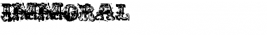 Download immoral Font Download immoral Font