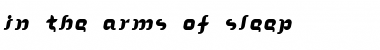 Download In the arms of sleep Font Download In the arms of sleep Font