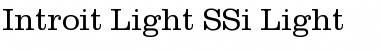 Download Introit Light SSi Font Download Introit Light SSi Font