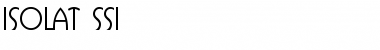 Download Isolat SSi Font Download Isolat SSi Font