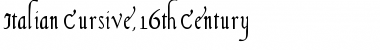 Download Italian Cursive, 16th Century Font Download Italian Cursive, 16th Century Font