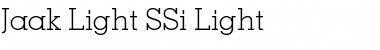 Download Jaak Light SSi Font Download Jaak Light SSi Font
