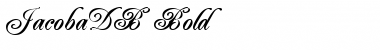 Download JacobaDB Font Download JacobaDB Font