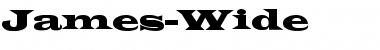 Download James-Wide Font Download James-Wide Font