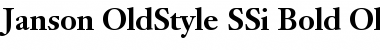 Download Janson OldStyle SSi Font Download Janson OldStyle SSi Font