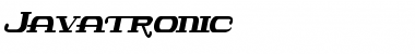 Download Javatronic Font Download Javatronic Font