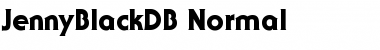 Download JennyBlackDB Font Download JennyBlackDB Font