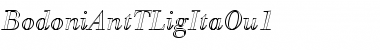 Download BodoniAntTLigItaOu1 Font Download BodoniAntTLigItaOu1 Font
