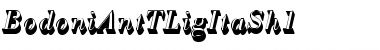 Download BodoniAntTLigItaSh1 Font Download BodoniAntTLigItaSh1 Font