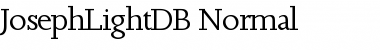 Download JosephLightDB Font Download JosephLightDB Font