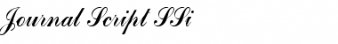 Download Journal Script SSi Font Download Journal Script SSi Font