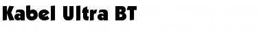 Download Kabel Ult BT Font Download Kabel Ult BT Font