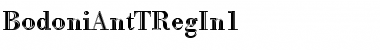 Download BodoniAntTRegIn1 Font Download BodoniAntTRegIn1 Font