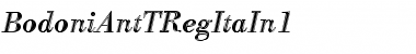 Download BodoniAntTRegItaIn1 Font Download BodoniAntTRegItaIn1 Font