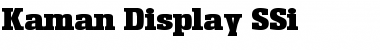 Download Kaman Display SSi Font Download Kaman Display SSi Font