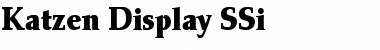 Download Katzen Display SSi Font Download Katzen Display SSi Font