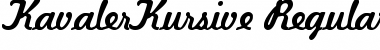 Download KavalerKursive Font Download KavalerKursive Font