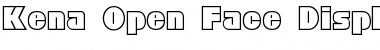 Download Kena Open Face Display SSi Font Download Kena Open Face Display SSi Font