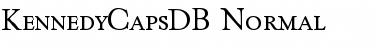 Download KennedyCapsDB Font Download KennedyCapsDB Font