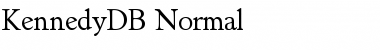 Download KennedyDB Font Download KennedyDB Font