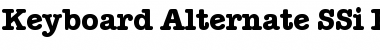 Download Keyboard Alternate SSi Font Download Keyboard Alternate SSi Font
